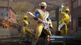 FOREVER Yellow assists Tanya Trini and Levi Weston Leader Power Rangers Legacy Wars Gameplay