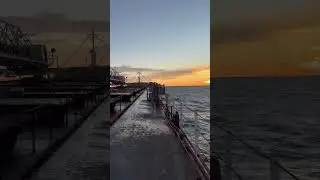 #captainslog 29/OCT/25 Sunrise near Mackinac Island, off in Meldrum Bay, 9.5-hour drive home.