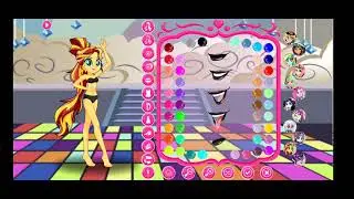 dance magic sunset shimmer dress up