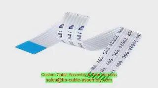 capsule endoscopy cable set UL AWM shielded CoaXPress 21 Moldex to JST IP68 FEP jacket double shield