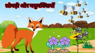 लोमड़ी और मधुमक्खियाँ | lomdi aur madhumakhiya | fox and bees|new moral story |Facelesstory29