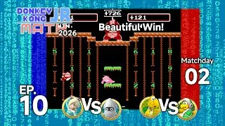 BCG Donkey Kong Jr. Math 2026 EP 10 MD 02 - Rosalina VS Blooper , Koopa Troopa VS Hammer Bro