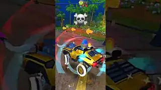 Last to First 😱 | B'zorp + Interloper | Buggy Racing 2 #shorts