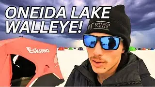 ONEIDA LAKE Ice Fishing | Where Are The Walleye?