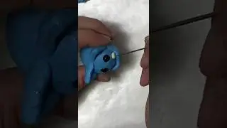 Cute Cat like Monster Sculpted out of Polymer Clay #premosculpey