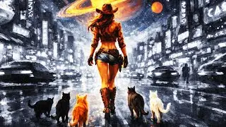 Falling for a Cowboy Girl in the Future City 🌙 Cosmic Lo-Fi Chill