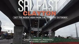 ⁴ᴷ NEW Clayton Underground Train Station | Worksite Tour 2024 | SRL East #trains #fastchannels