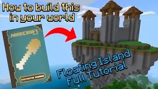 How to build the Floating Island from the Minecraft Construction Handbook. 2026 CompanyCraft
