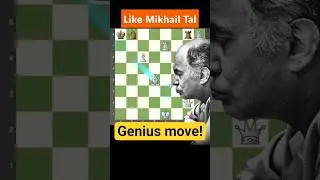 Mikhail Tal Style Chess Puzzle | Brilliant But Why? #shorts