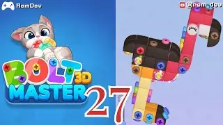 3D Bolt Master&trade; Level 27 &ndash; ASMR Screw Sorting | Bolt Puzzle Fun