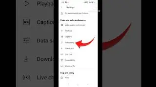 Youtube data saver settings hindi tricks 💥 Youtube data saver settings 2025 🧐 #shorts