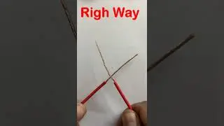 how to join wires without touching them | join live wires #shorts #trending #shortsfeed