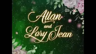Allan and Lory LEDwall Animation /Animated Monogram / Animated Backdrop