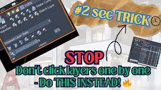 Unlock All AutoCAD Layers at Once (Stop Clicking One by One) | L-30