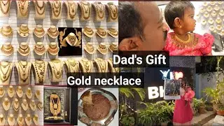 First birthday gold gift from Dad  #goldnecklace #goldgift #fatherslove 