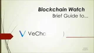 What is VeChain (VET)? A Blockchain Watch Guide Review to VechainThor blockchain and VET crypto