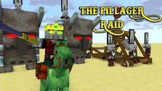 MOBS : THE PILLAGER RAID - Minecraft Animation