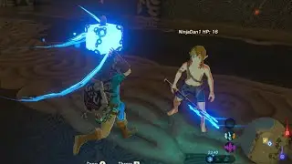 Testing out Multiplayer for Legend of Zelda: Breath of the Wild