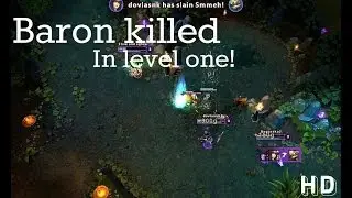 Baron kill in lvl 1  -    League of Legends