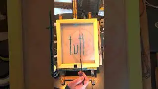 screen printing at home with speedball drawing fluid and screen filler