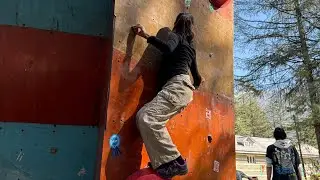 Climbing competition at ABVIMAS  Manali 🧗&zwj;♂️ #climbing #mountains #competition #sports 