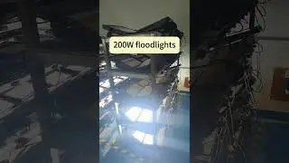 Serious 200W LED Floodlights | Full Power Industrial Lighting | Factory Direct from China #oemodm