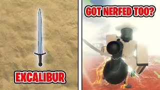 Excalibur Got Nerfed Too? - Dead Rails Roblox