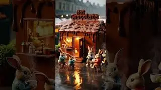 Bunny Party #trending#ai#aivideo#ytshorts#rain#asmr