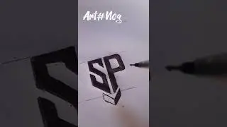 S.P logo #Art.Vlog#short video #trending #viral #Avi creations