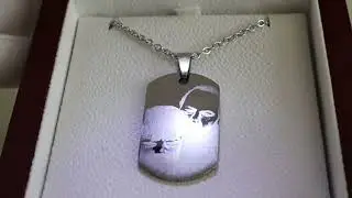 Beautifully Engraved Dog Tag - Lilly Rocket