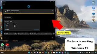 Is Cortana working on windows 11! 💖🪟🤔