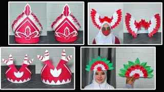 4 DIY Paper Crown -  How To Make Paper Hat - How To Make A Hat