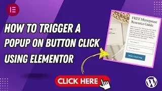 How to Trigger a Subscription Popup on Button Click in Elementor