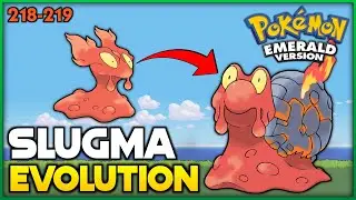 Pokemon Emerald - How To Evolve Slugma into Magcargo | Hoenn Pokedex