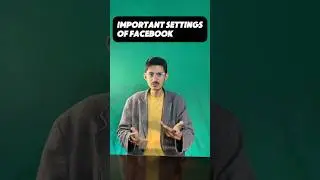 ⚠️Important Facebook Settings #techtips #tech #facebook #settings #shorts #shortvideo #information
