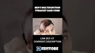 Men's Multi Function Straight Hair Comb