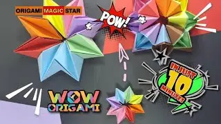 magic star origami |  make this easy origami