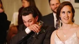 Emotional Groom and beautiful sunset at Dreamy Colorado Barn Wedding - Teaser Trailer