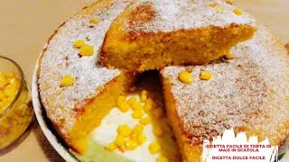 RICETTA FACILE DI TORTA DI MAIS IN SCATOLA | Ricetta dolce facile