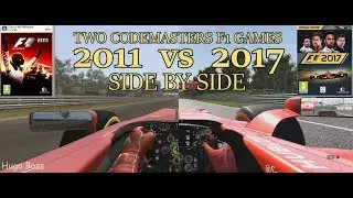 F1 2011 vs F1 2017 Side By Side. PC Ultra Wide (1080/60)
