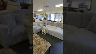 Sectional Sleeper Sofa with Pull-Out Bed. LDH Furniture.Shop
