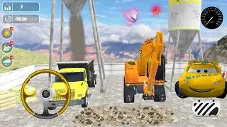 Real Excavator Tunnel Construction JCB 3D Games - Android Gameplay #3
