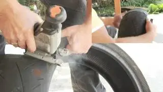 Wie schr&auml;g muss man sein um die Angststreifen am Motorrad Reifen zu eliminieren!
