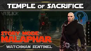 SWTOR OPS Temple of Sacrifice 8SM ► MALAPHAR the SAVAGE ( Combat Sentinel PoV)