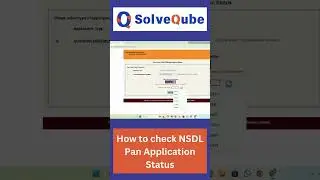 NSDL Application Status | Check Pan Application Status
