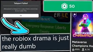 bad roblox event caused DRAMA...