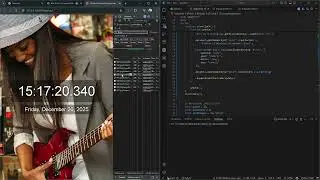 Infinite Random Background Clock || HTML CSS JS
