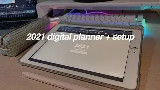 2021 Digital Planner Setup | Free Download | Monthly, Weekly Planner Journal | Goodnotes, Notability