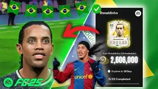 رونالدينهو ملك المراوغات 🔥| EA FC 25 RONALDINHO 93 SBC