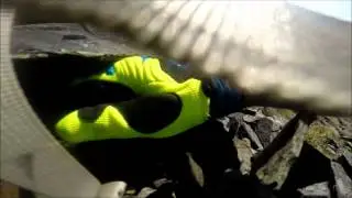 Skiddaw in Lake District descent on MTB